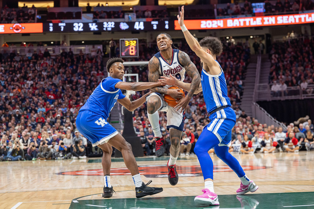 Gonzaga buldons Mens Basketball vs Kentucky 89-90
