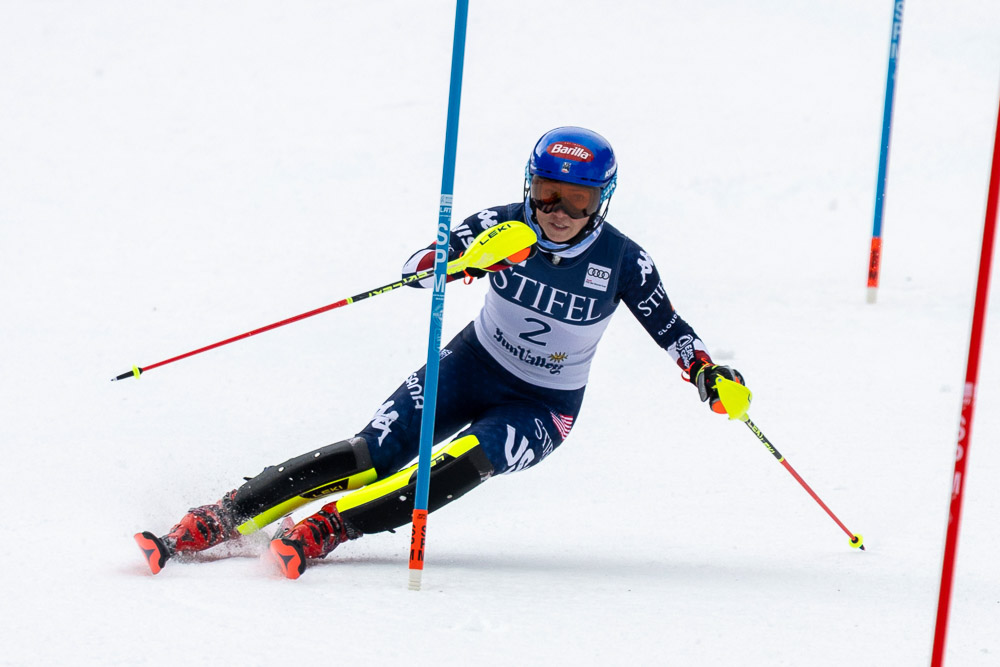 Audi FIS World Cup Skiing, with the women competing in the Slalom, Sun Valley Idaho 2025