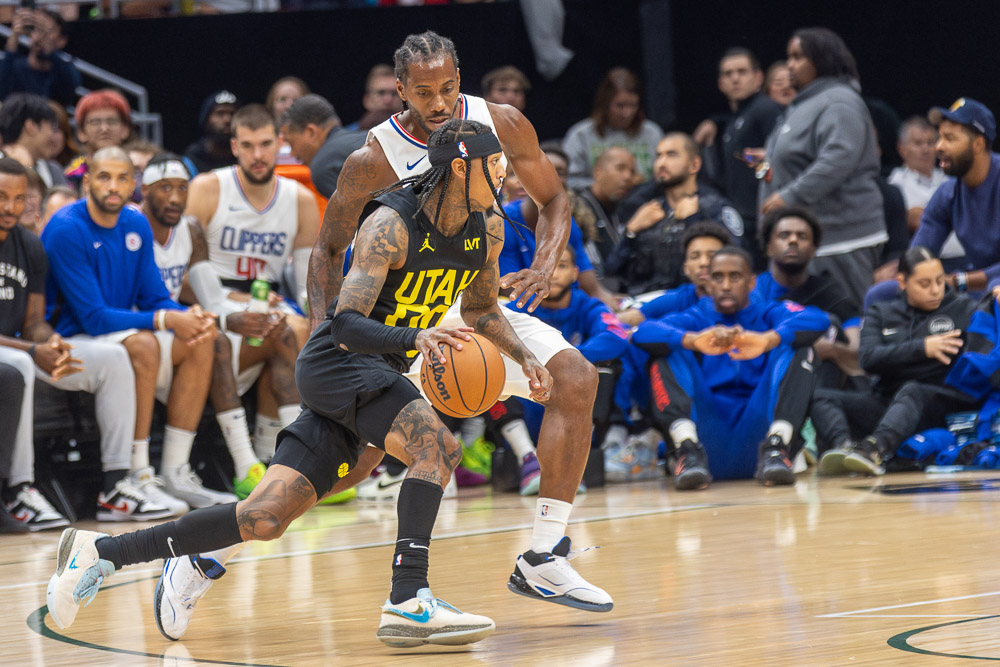 LA Clippers vs Utah Jazz 103-98 on 10/10/23