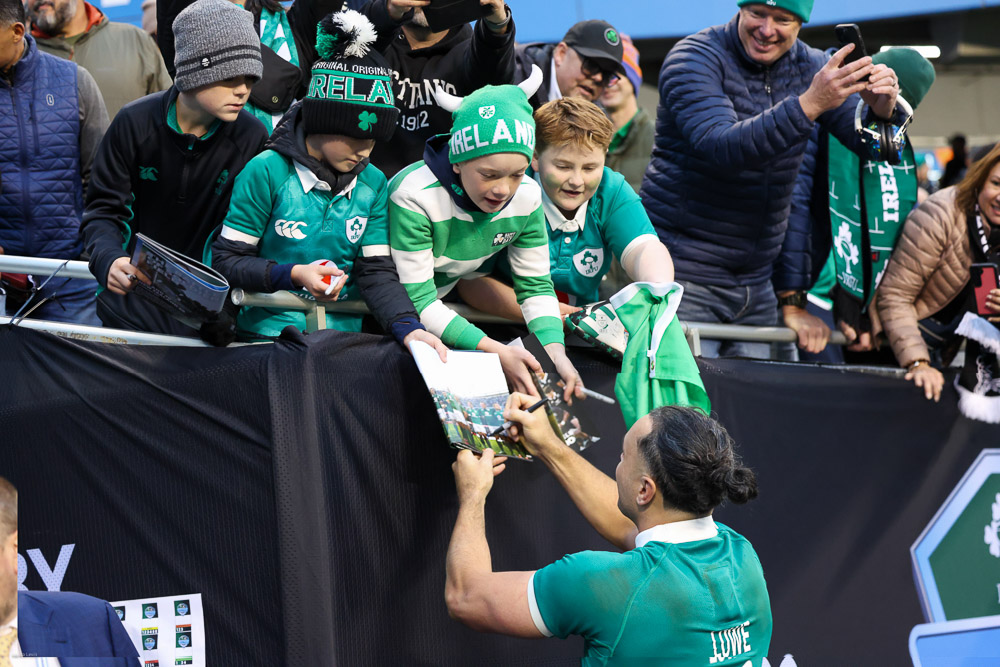 New Zealand All Blacks vs Ireland for the Gallagher Cup
